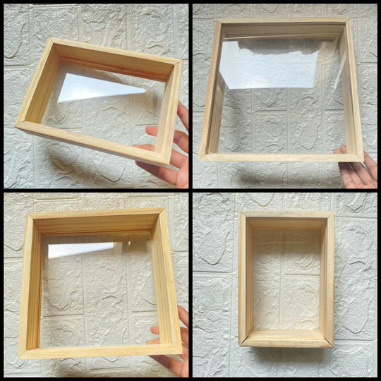 Wooden MDF Acrylic Tray for Resin Art