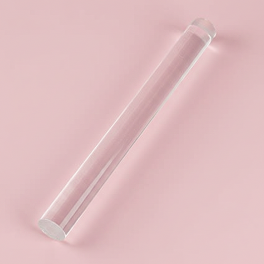 Acrylic Rolling Roller Pin 8 Inches 2 cm Diameter