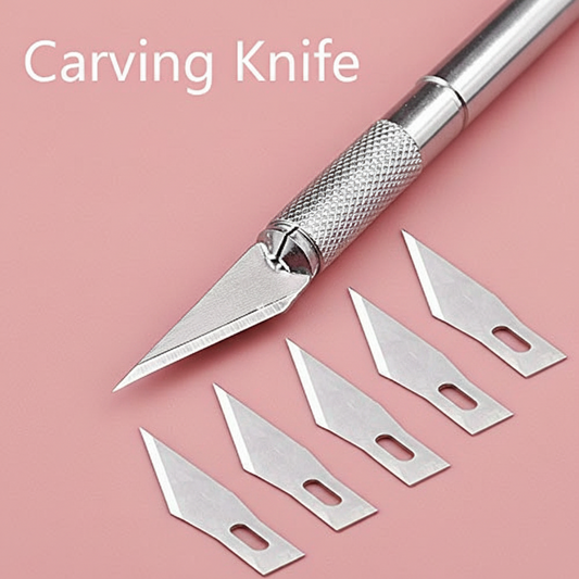 Detail Pen Knife with 5 Interchangeable Sharp Blades