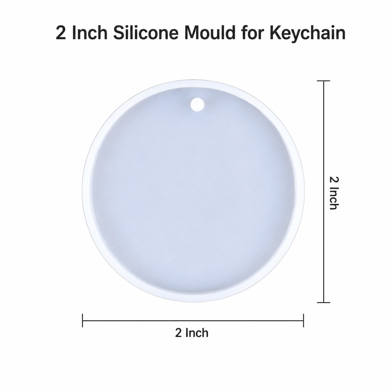 Resin Mould  Circle Shape 2 Inches