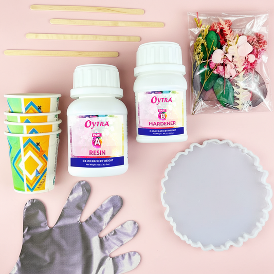 Resin Art Coaster Making Kit