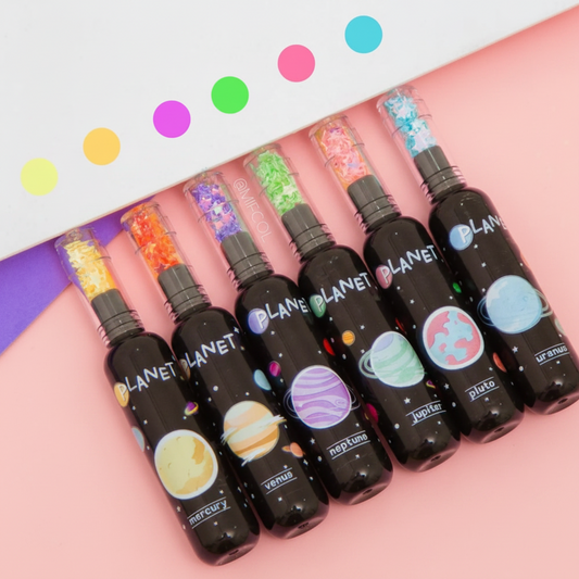 Space Theme Highlighters Marker Pens 6 Pieces Stationery