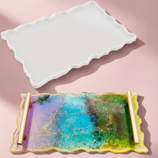 9 X 12 Inch, Rectangle Silicone Resin Tray