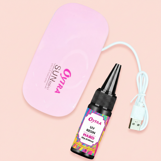 25 Grams UV Resin Hard and UV Lamp Combo