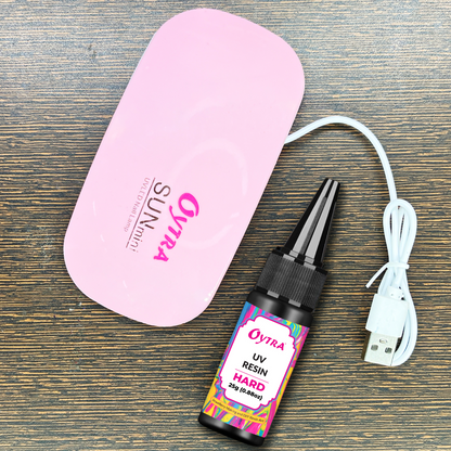 25 Grams UV Resin Hard and UV Lamp Combo - image 10