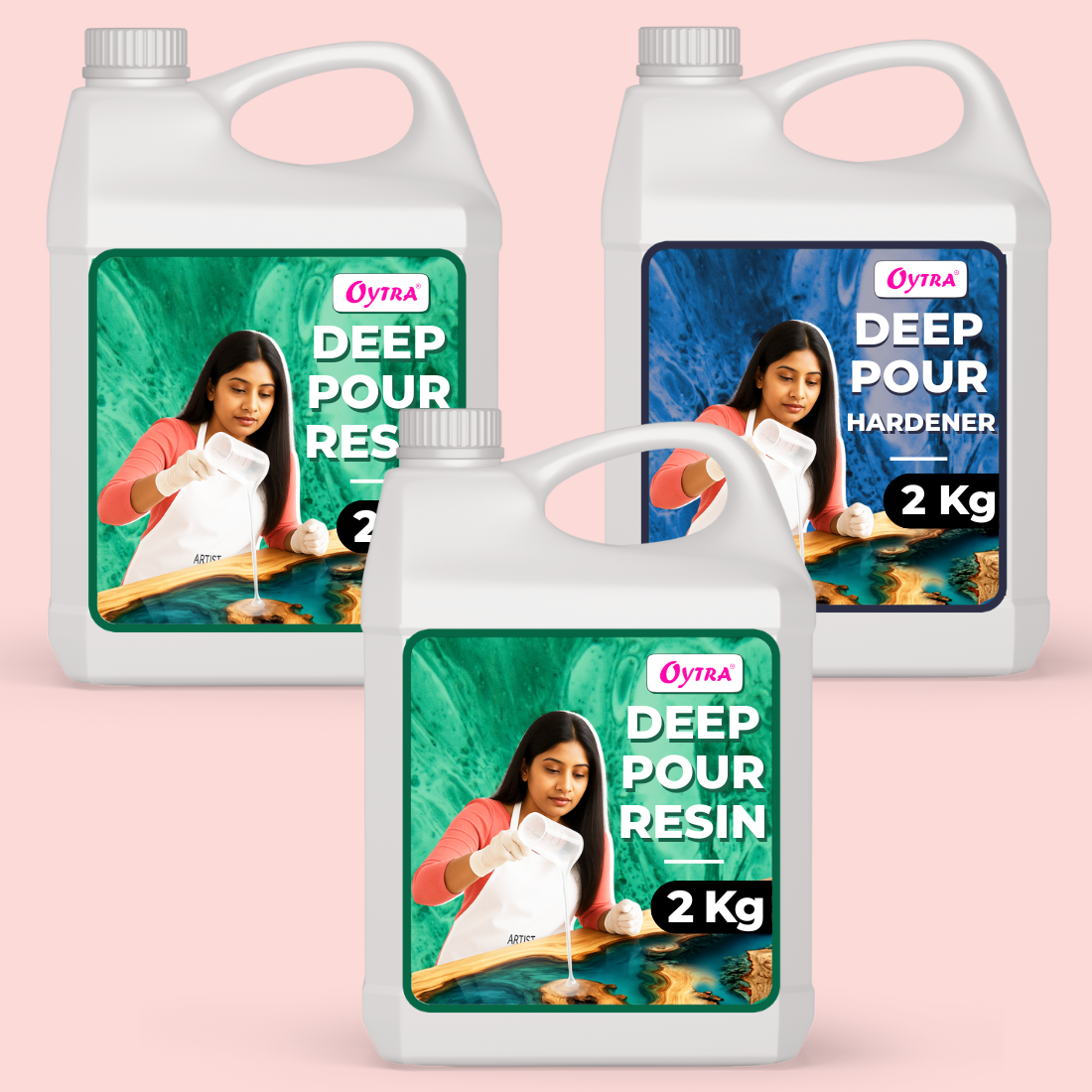 6KG 2:1 Deep Casting Resin for River Table Making