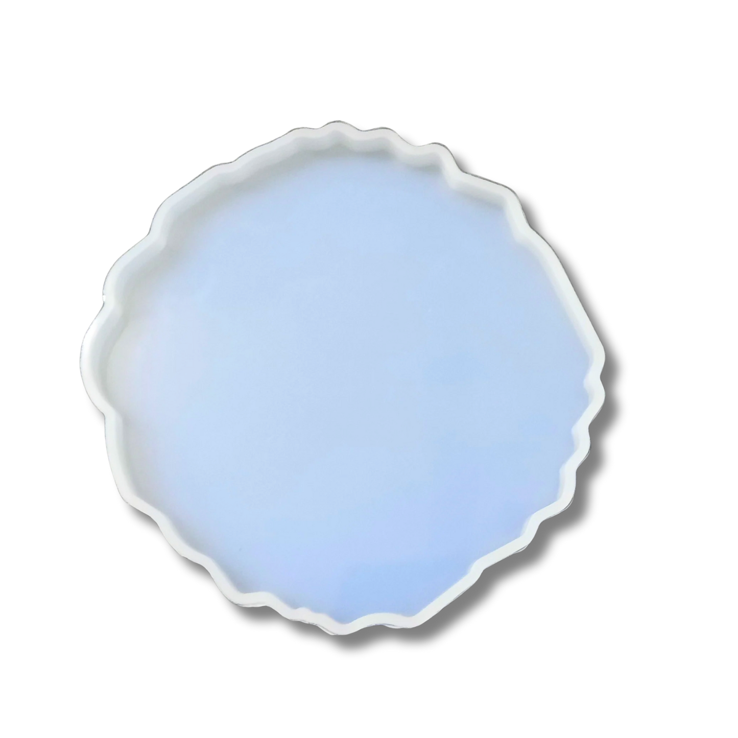 4 Pieces Resin Coaster Mould 4 Inch Round Agate