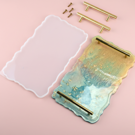 Resin Tray Mould Metal Handle