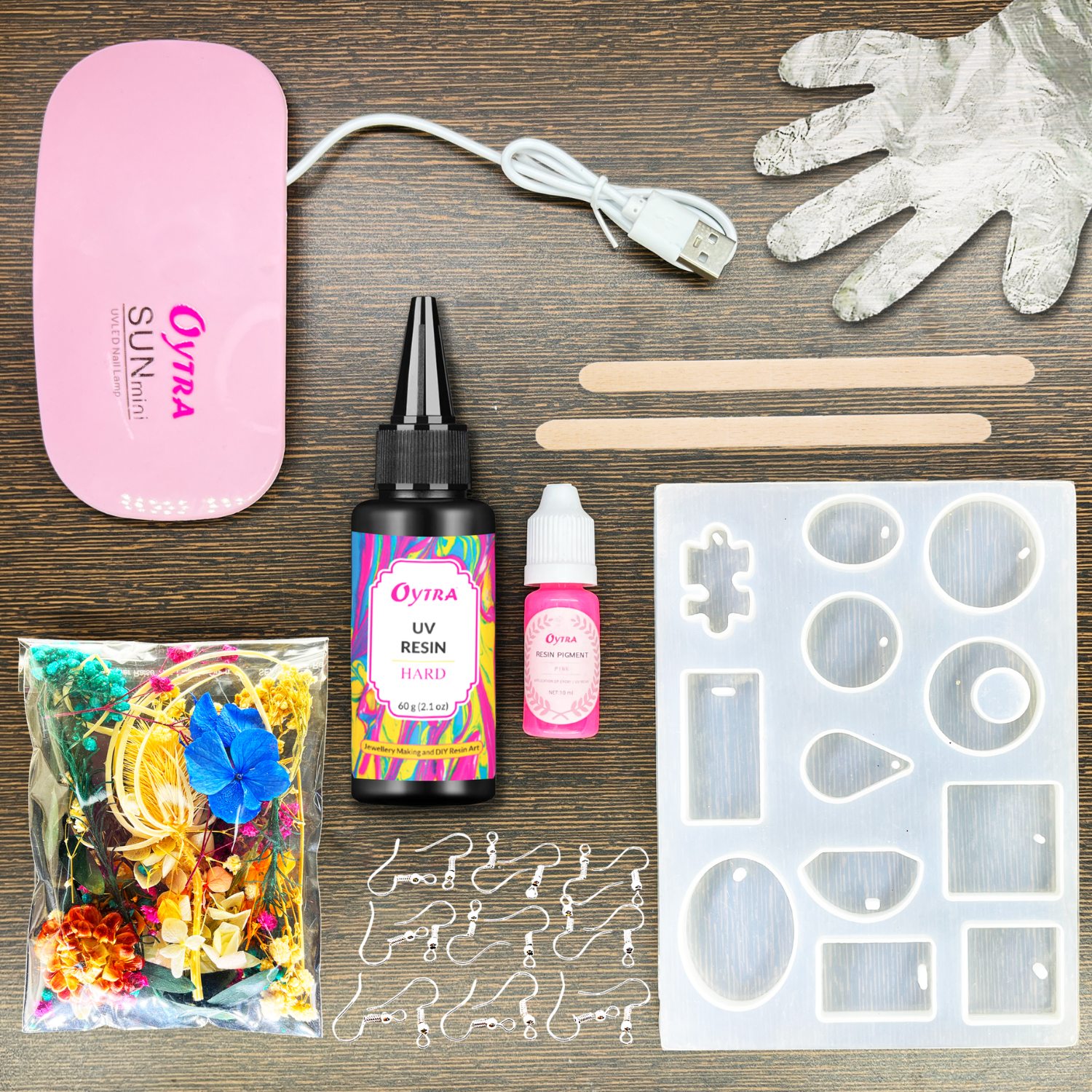 UV Resin DIY Jewelry Earring Making Kit 60g