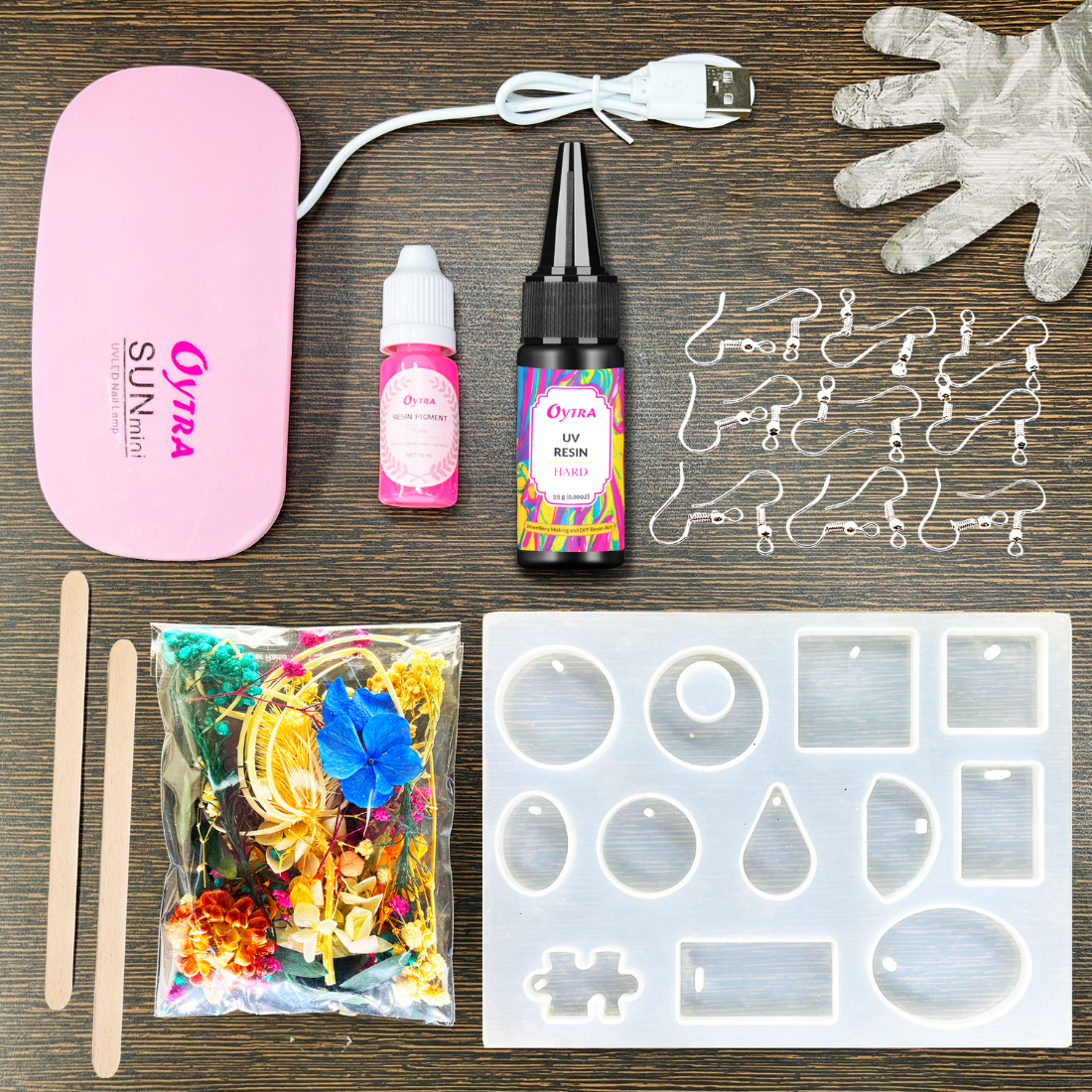 UV Resin DIY Jewelry Earring Making Kit