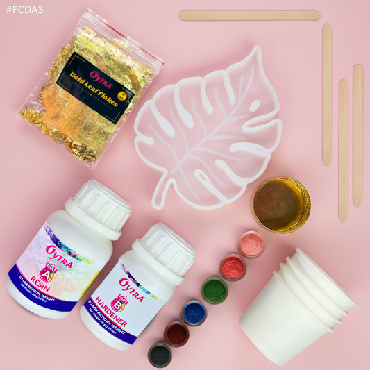 Resin Art Diwali Leaf Decor Making Kit