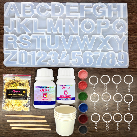 Resin Art Keychain Making Kit
