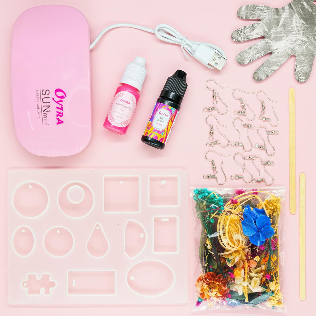 10 Grams UV Resin DIY Jewelry Earring Making Kit