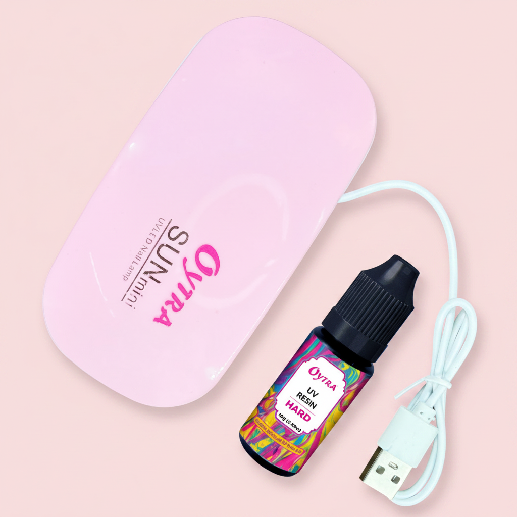 10 Grams UV Resin Hard and UV Lamp Combo