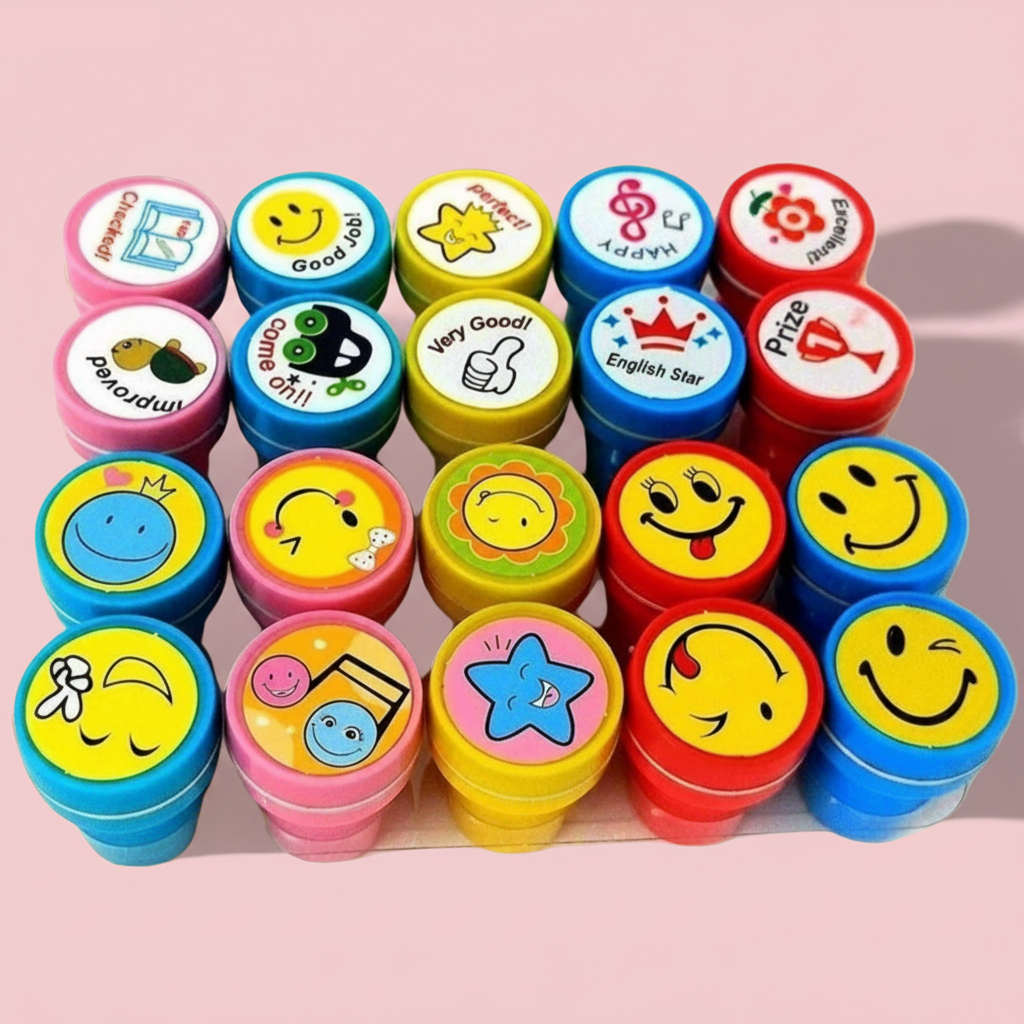 Smiley and Motivation Stamps Set