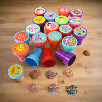 20 Stamps for Kids Number and Happy Faces - image 8