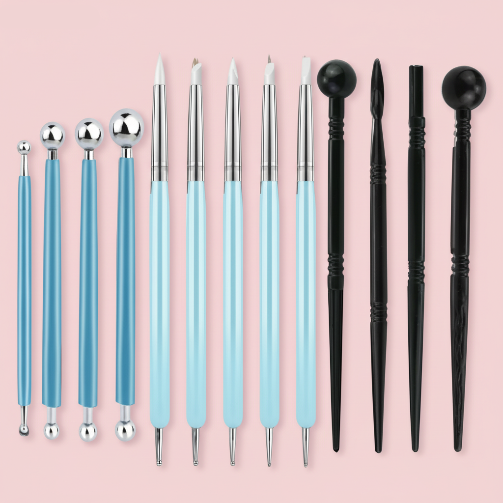 13Pcs Polymer Modeling Clay Sculpting Tools