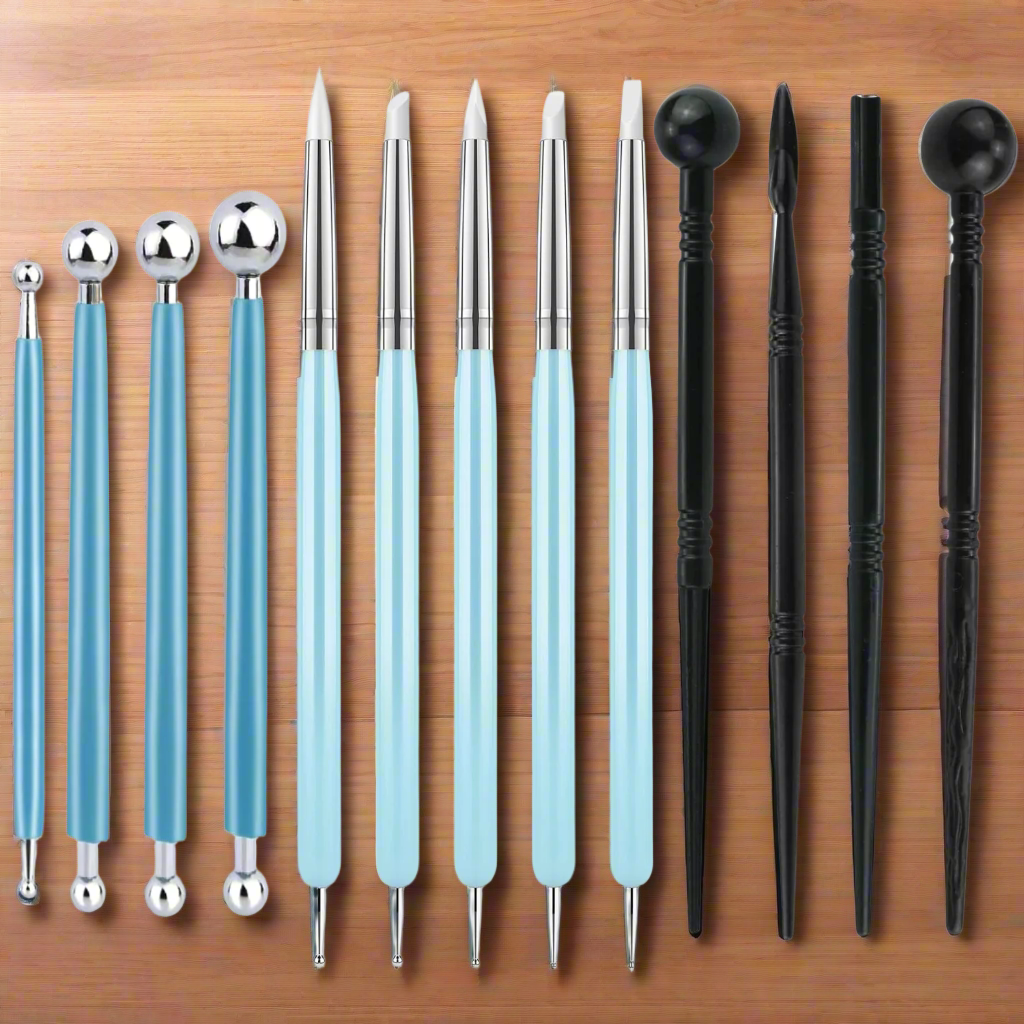 13Pcs Polymer Modeling Clay Sculpting Tools