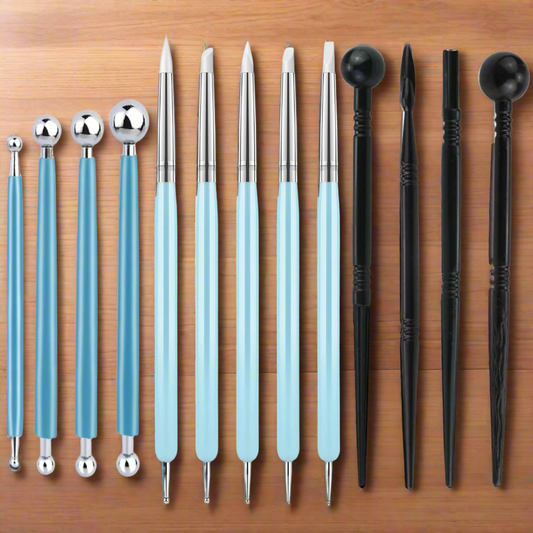 13Pcs Polymer Modeling Clay Sculpting Tools