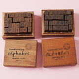 Alphabet Stamp Wooden Combo Small and Capital Letters
