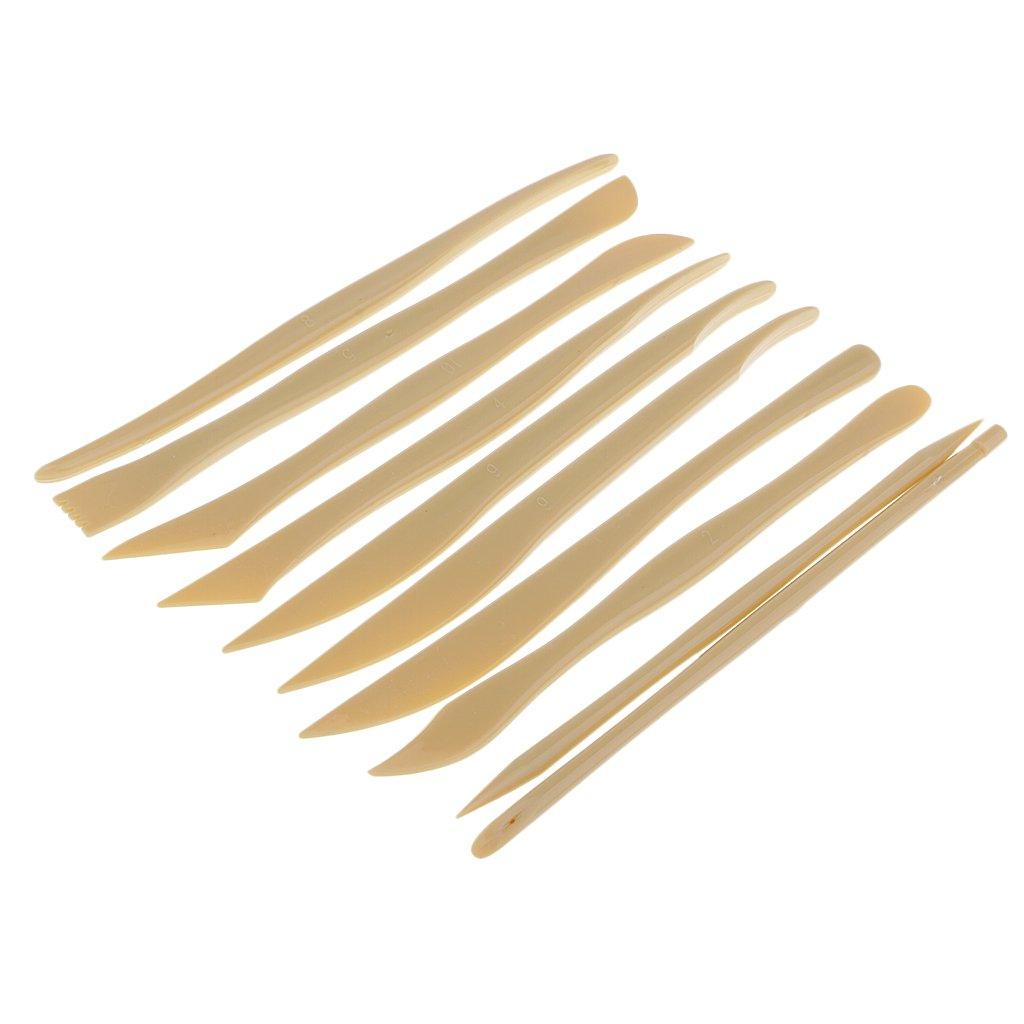 10 Pc Modelling Tool Set Plastic - Oytra