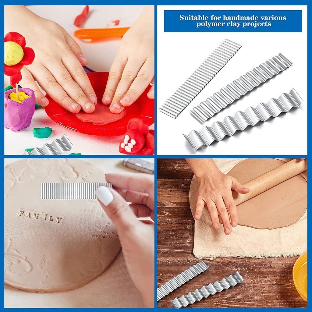 10 Pieces Flexible Polymer Clay Cutters Clay Slicer Blade - Oytra