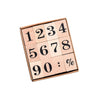 12 Pcs Number Diary Stamp Set - Oytra