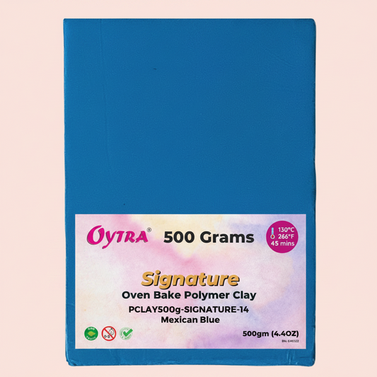 500g Polymer Clay SIGNATURE Series (14 Mexican Blue)