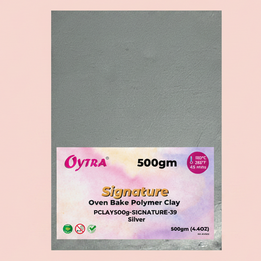 500g Polymer Clay SIGNATURE Series (39 Silver)