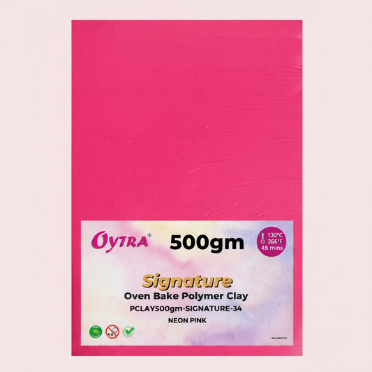 500g Polymer Clay SIGNATURE Series (34 Neon Pink)