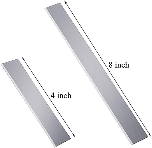 Oytra 4 Pieces Flexible Polymer Clay Cutters Carbon Steel Blade for Cutting Slicing Tools for DIY Craft Shaping Modelling Sculpting 8-inch and 4-inch