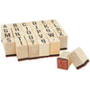 32 Alphabet Letters Rubber Stamps - Oytra