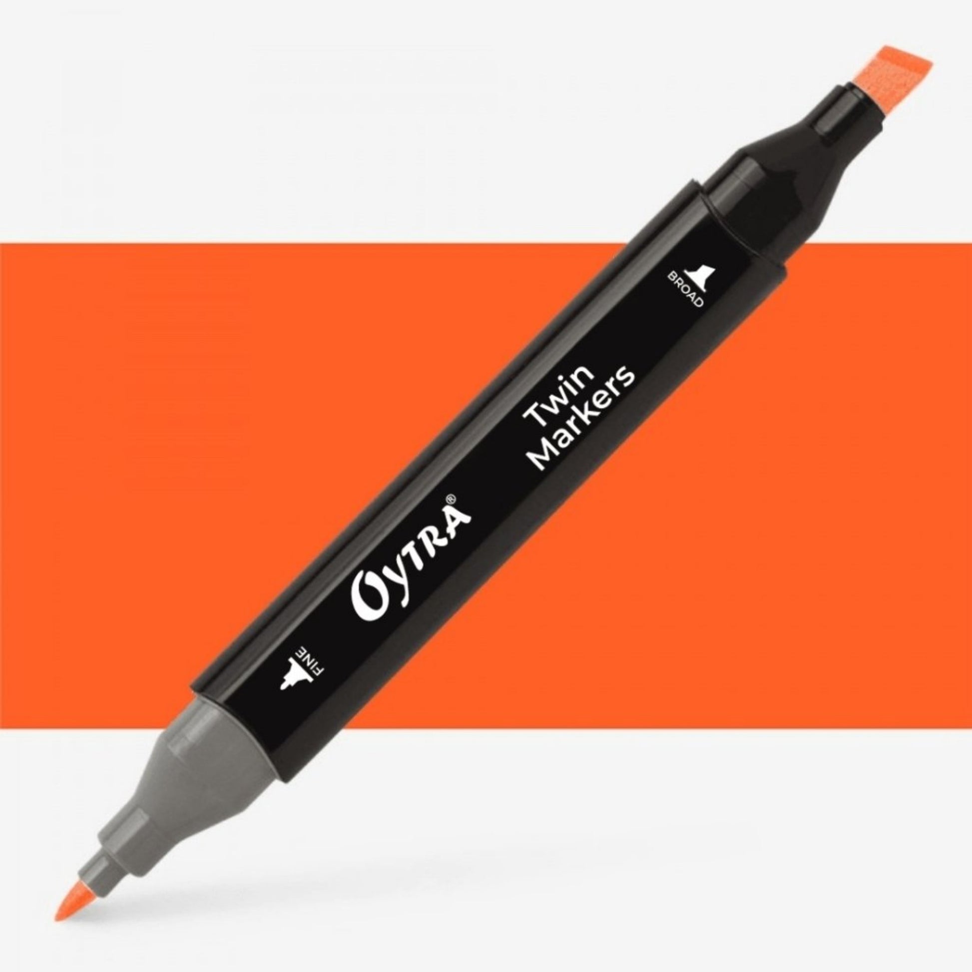 36 Colors Dual Tip Alcohol Markers Bullet and Calligraphy Pens - Oytra