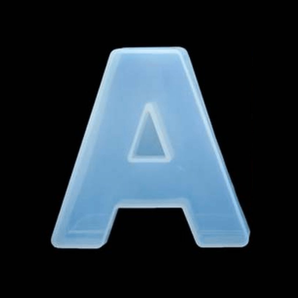 3D Silicone Resin Mould Alphabet A (4inch) - Oytra