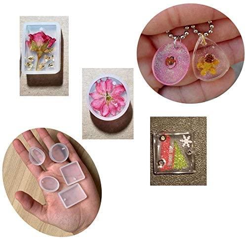 3D Silicone Resin Mould Earring 4 Pcs - Oytra