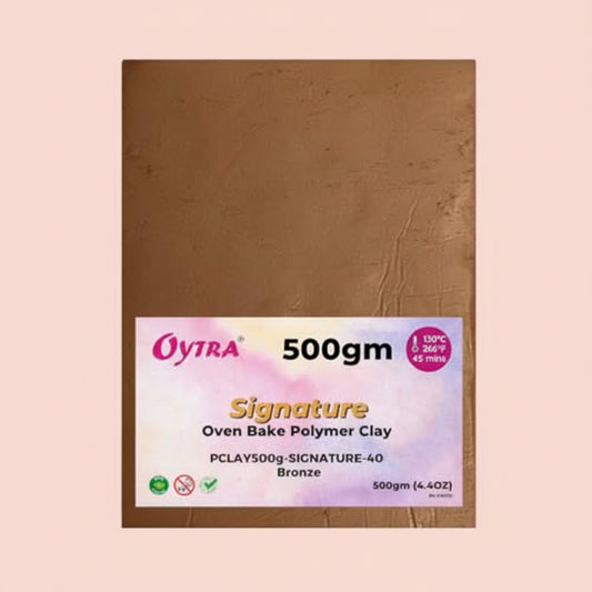 500g Polymer Clay SIGNATURE Series (40 Brozne)