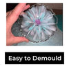 Resin Coaster Agate Mould Round (4&quot;)