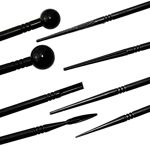 13pcs Polymer Modeling Clay Sculpting Tools, Dotting Pen, Silicone Tips,  Ball Stylus, Pottery Ceramic Clay Indentation Tools Set Also For Cake  Fondant Decoration And Nail Art