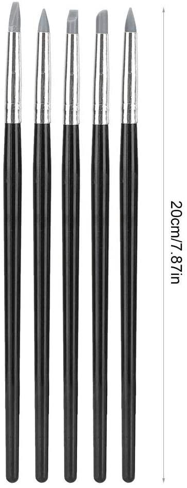 5 Pcs Clay Shaper Tool 4mm Tips Black - Oytra
