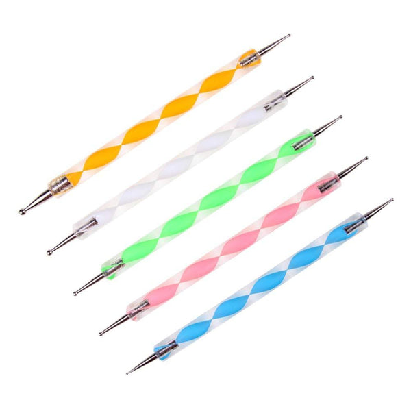 Nail Art and Polymer Clay Dotting Tool, Set of 5 pigment Tower 