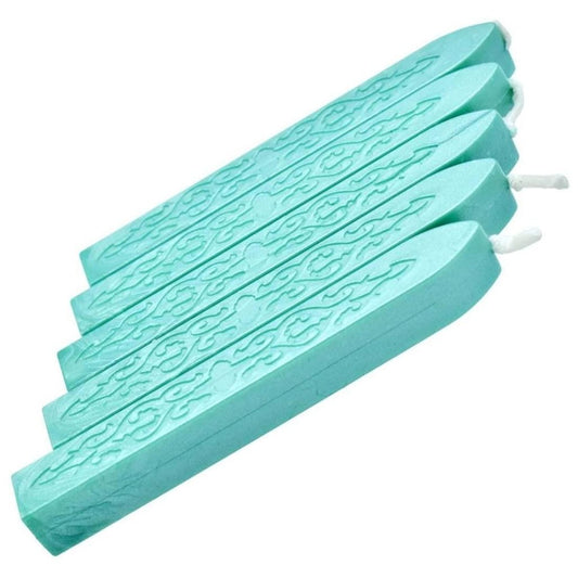 5 Piece Sealing Wax Sticks Set (GREEN) - Oytra