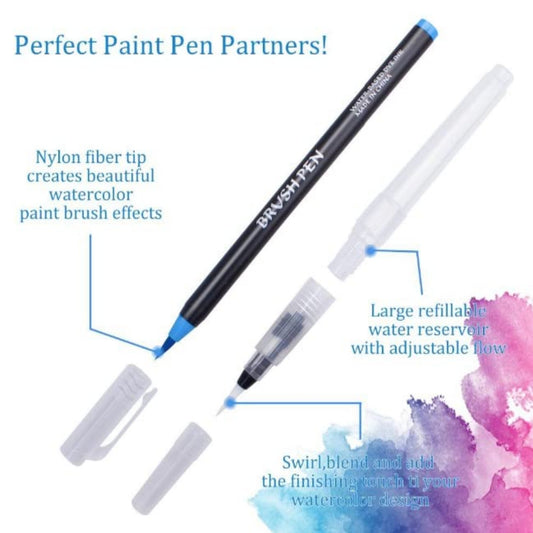 24 Watercolor Brush Pens Set