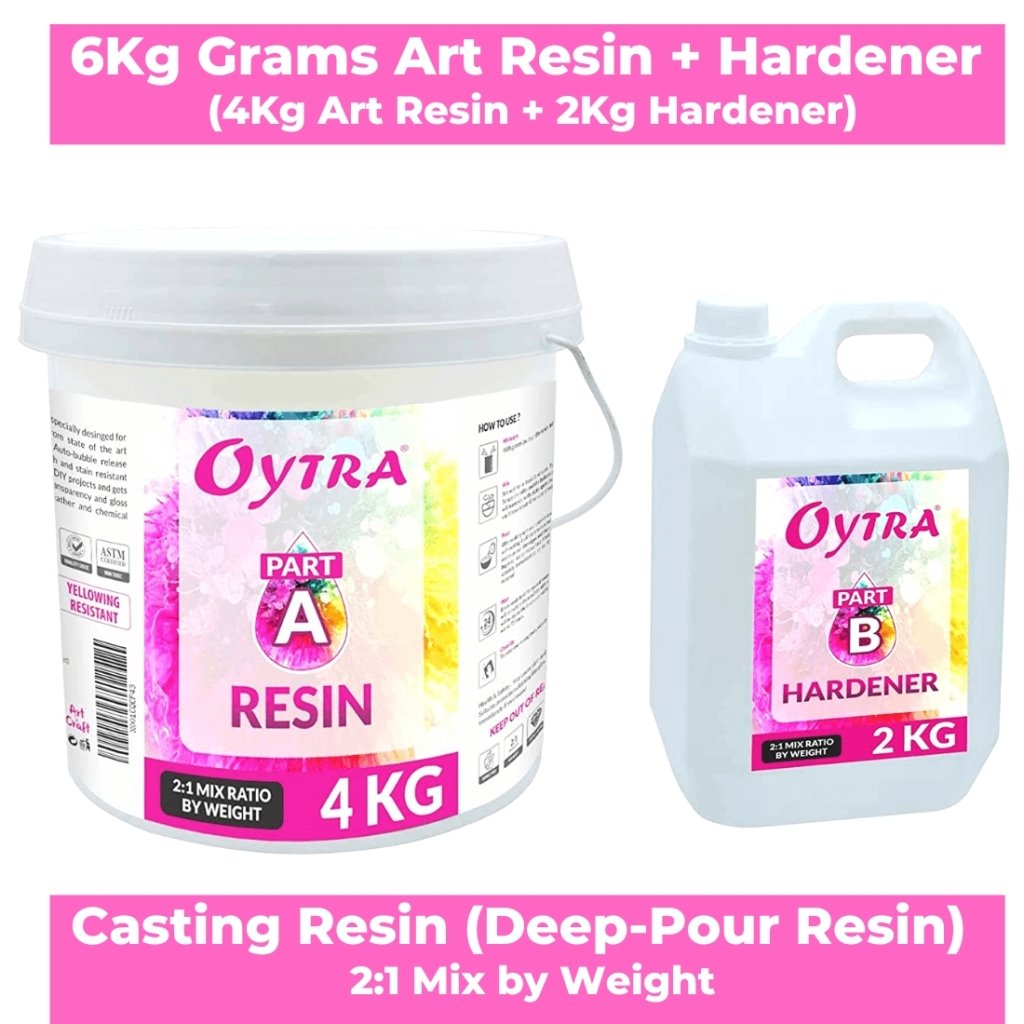 6 Kg Art Resin Hardener 2:1 - Oytra
