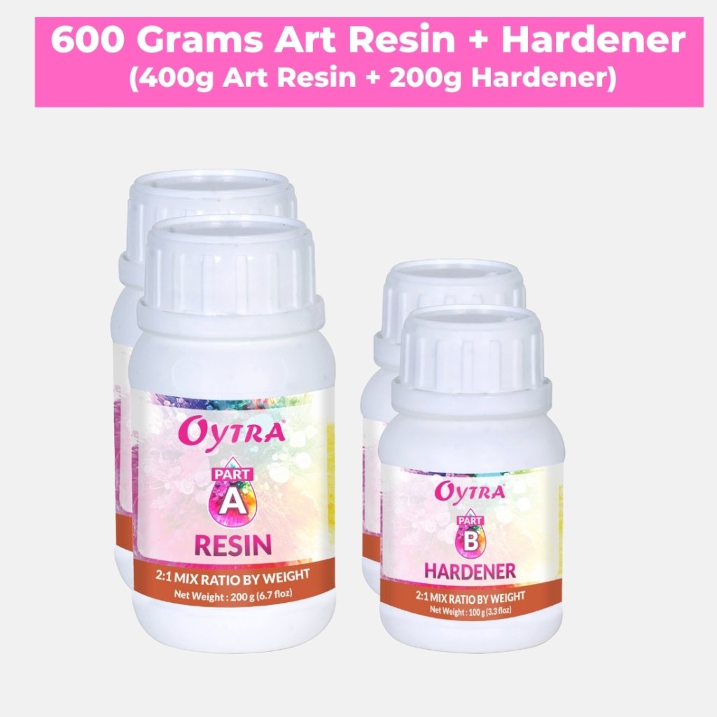 600 Grams Epoxy Art Resin Hardener 2:1 - Oytra