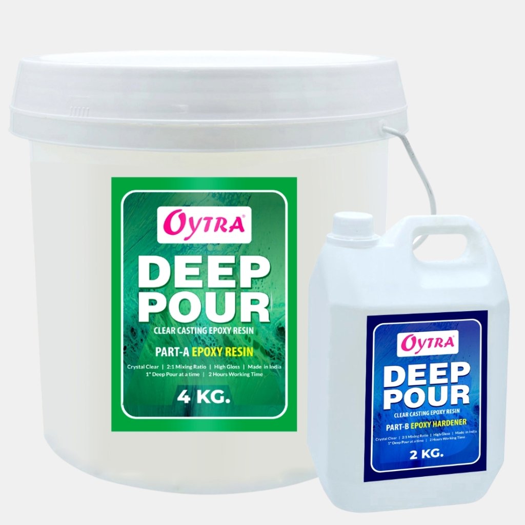 Deep Pour Epoxy Resin, Size: 1 Pint 16 oz, Clear