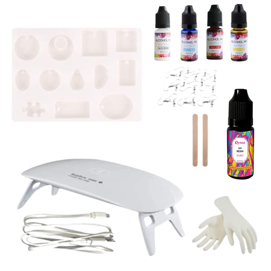 10g UV Resin Soft and UV Lamp Combo - Oytra