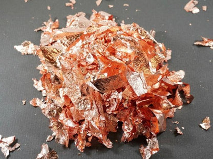 Rose Gold Imitation Gilding Flakes for Resin Art - image 2