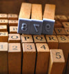 Vintage Alphabet Stamps 70 Letters - Oytra