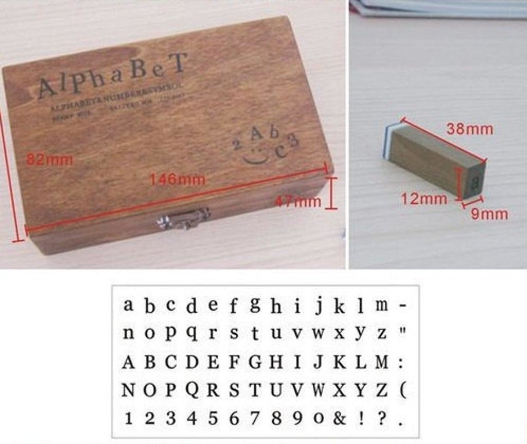 Dedoot Vintage Alphabet Stamps Set with Ink Pad 20 Colors, 70pcs Vintage  Wooden Rubber Letter Number and Symbol Stamp and 20 Colors Stamp Ink Pad  for