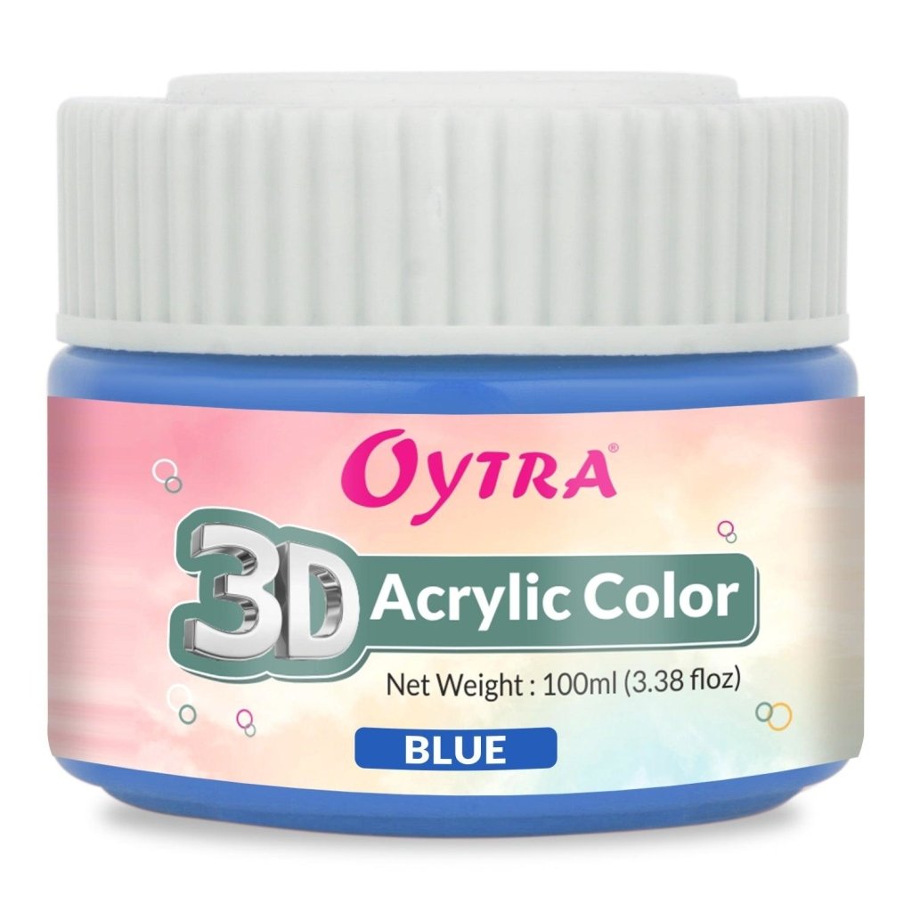 Blue Acrylic Color 3D 100ml - Oytra